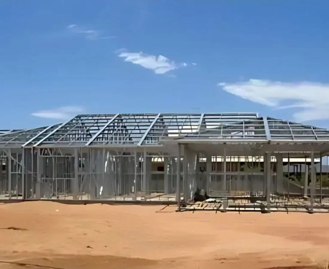 Steel frame created by B&T