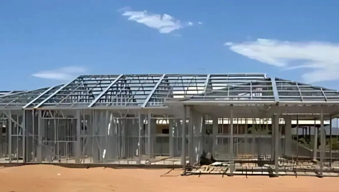 Steel frame created by B&T
