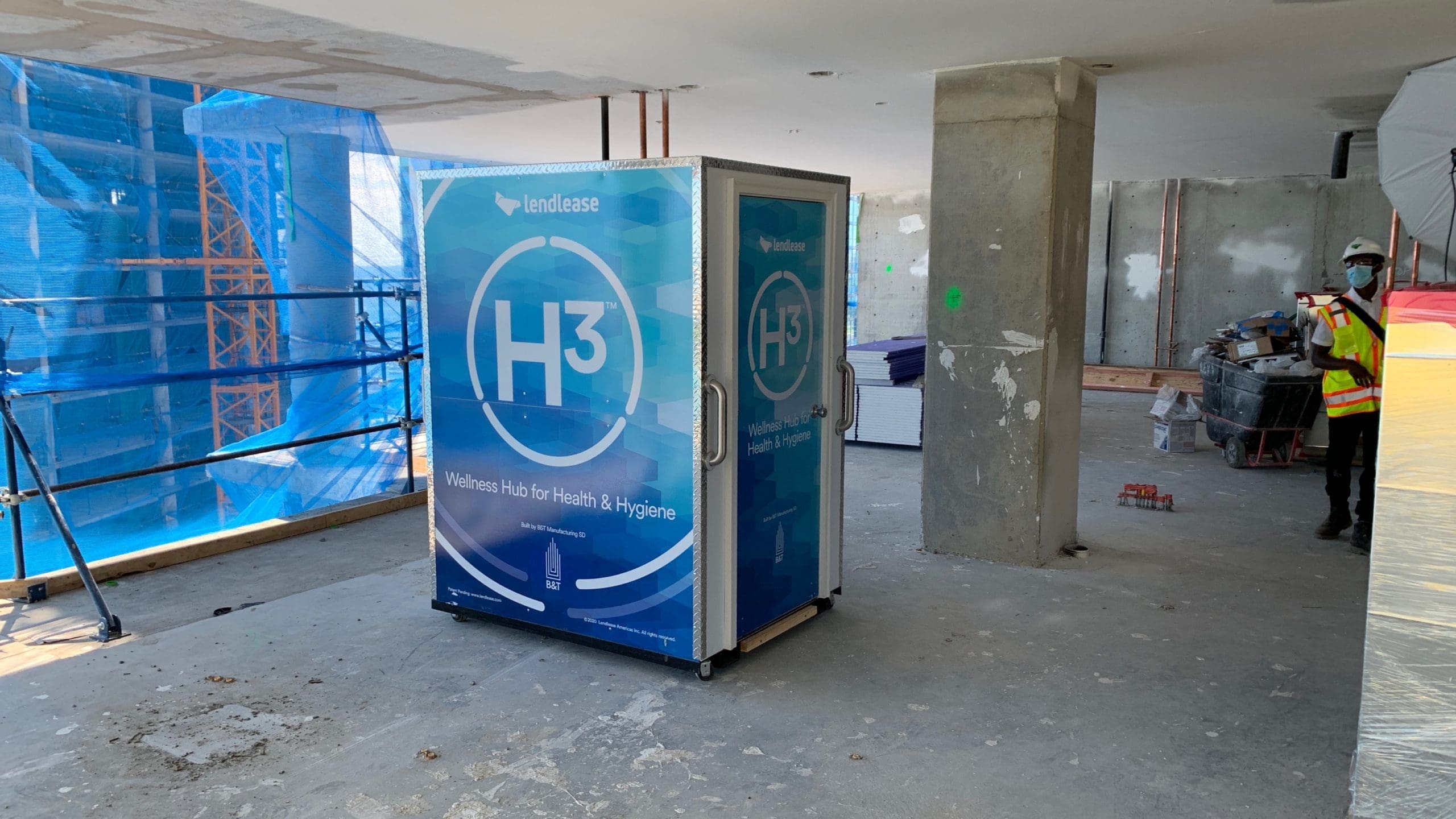 H³ Wellness Hub in a building being constructed