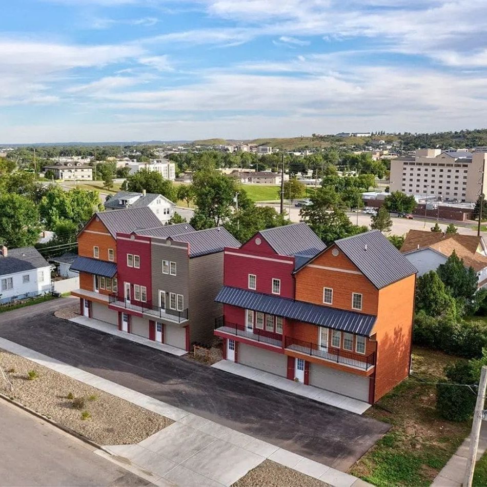 Houses created using B&T's steel frames