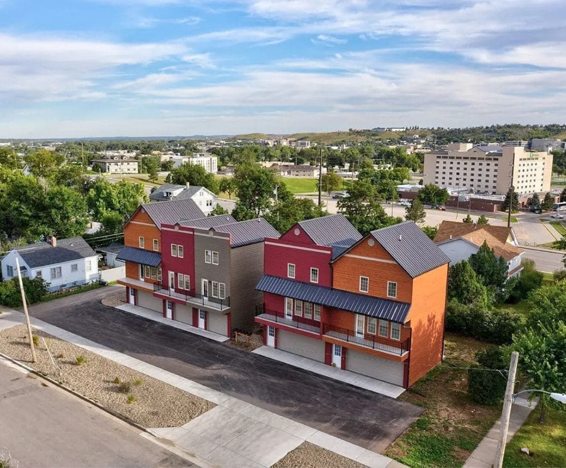 Houses created using B&T's steel frames