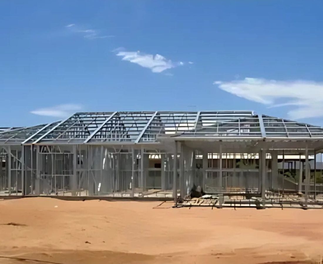 Steel frame created by B&T Steel frame created by B&T