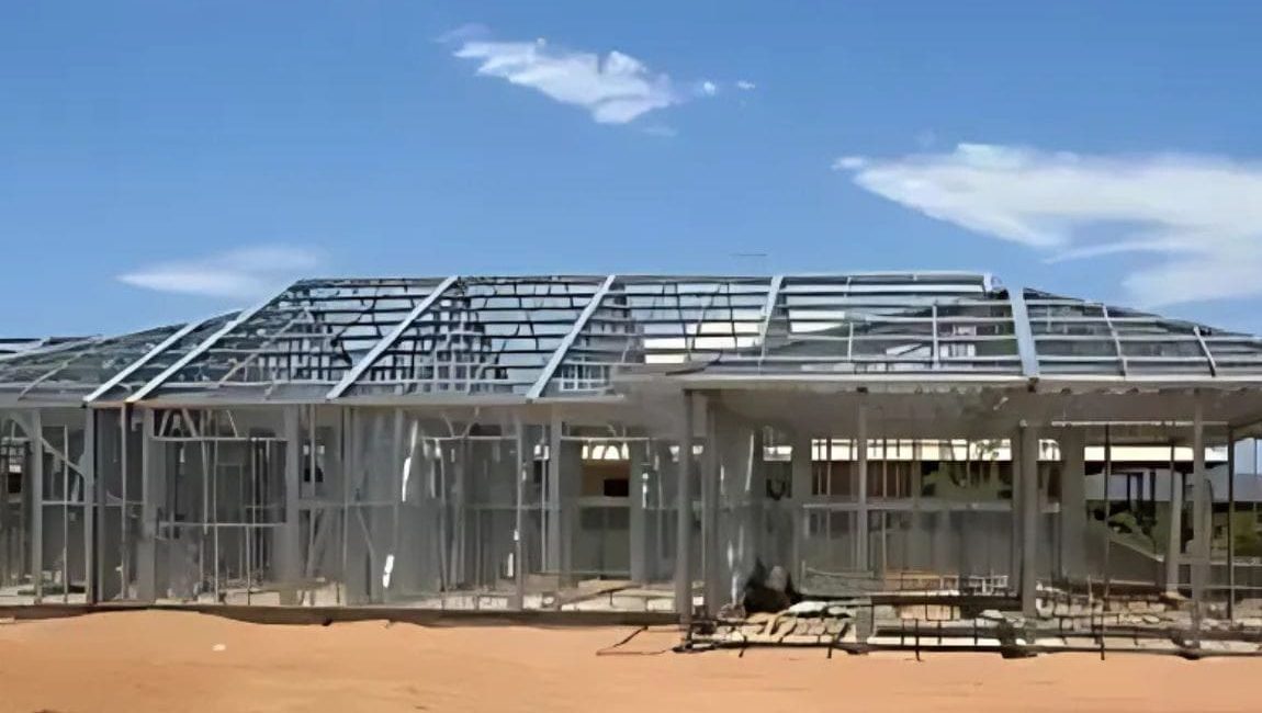 Steel frame created by B&T Steel frame created by B&T